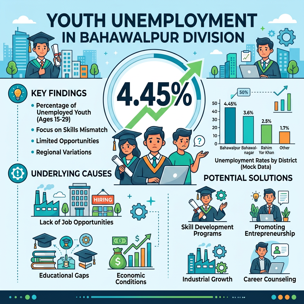 Youth Unemployment in Bahawalpur Division — 4.45%